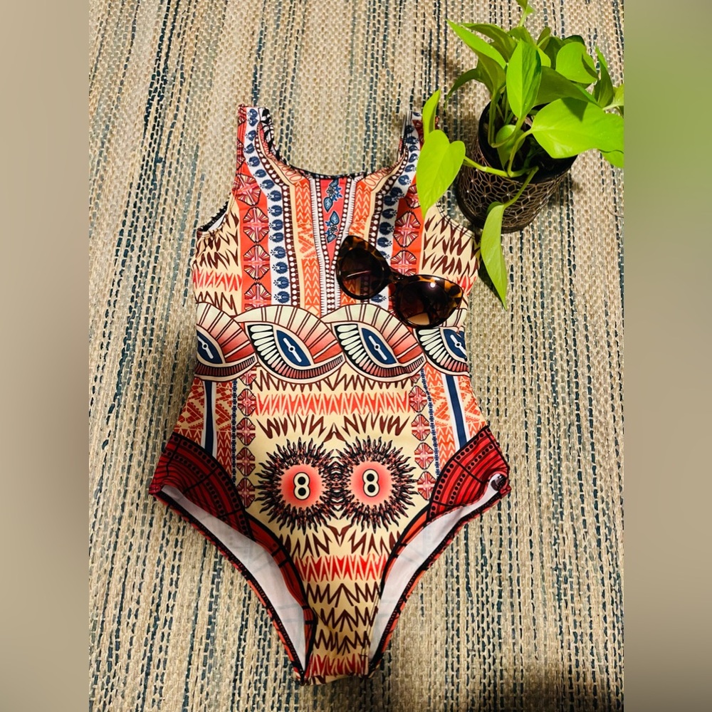 NEW Boho One Piece Swimsuit